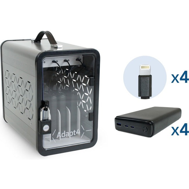 JAR Systems Active Charge Power Bank4-Pack with Apple Lightning Connectors 4-Pack