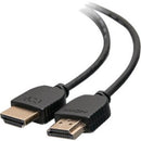 C2G 10ft (3m) Flexible Standard Speed HDMI Cable with Low Profile Connectors