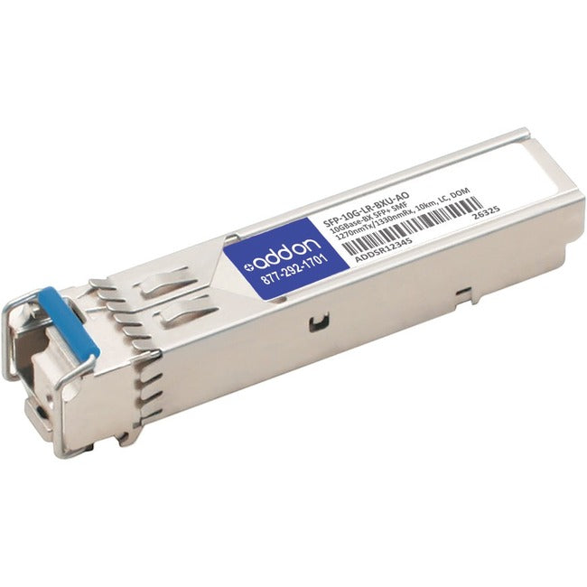 AddOn Cisco SFP-10G-LR-BXU Compatible TAA Compliant 10GBase-BX SFP+ Transceiver (SMF, 1270nmTx-1330nmRx, 10km, LC, DOM)