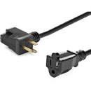 StarTech.com 12inch Outlet Saver Extension Cord - NEMA 5-15P to 2x NEMA 5-15R - 16AWG