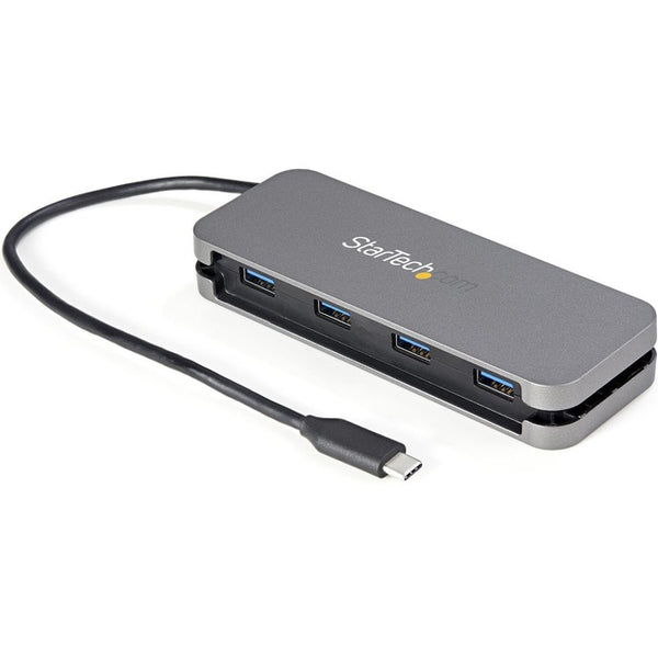 StarTech.com 4 Port USB C Hub - 4x USB-A - 5Gbps USB 3.0 Type-C Hub (USB 3.2-3.1 Gen 1) - Bus Powered - 11" Long Cable w- Cable Management