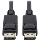 Tripp Lite Safe-IT DisplayPort Cable Antibacterial Latching Connectors 6ft