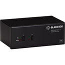 Black Box KVM Switch - Dual-Monitor, DisplayPort 1.2, 4K 60Hz, USB 3.0 Hub, Audio