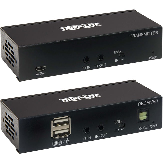 Tripp Lite HDMI Over Cat6 Extender Kit w KVM Support 4K60Hz USB-IR PoC TAA