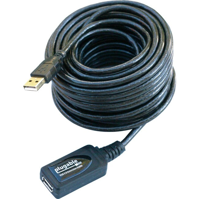 Plugable USB Extension Cable - 33 Foot, Black