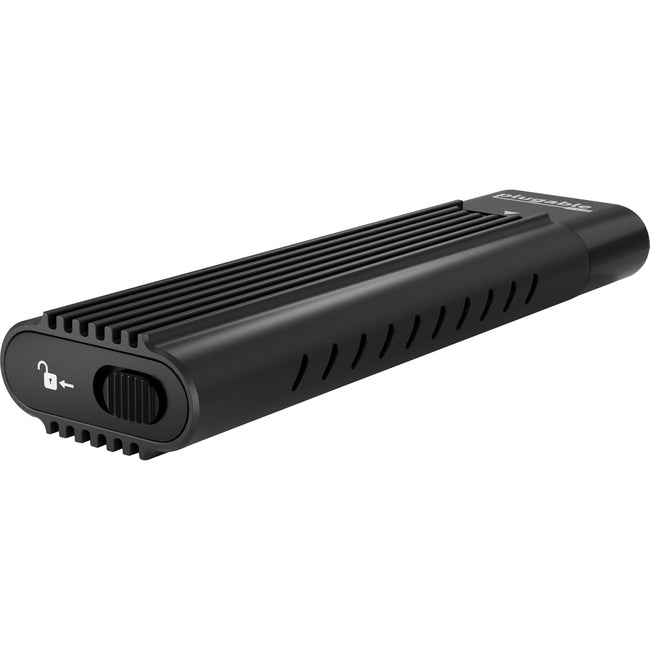 Plugable USB C to M.2 NVMe Tool-free Enclosure USB C and Thunderbolt 3 Compatible up to USB 3.1 Gen 2 Speeds (10Gbps). Adapter Includes USB-C and USB 3.0 Cables (Supports M.2 NVMe SSDs 2280 2260 2242)