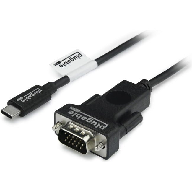Plugable USB C to VGA Cable - Connect Your USB-C or Thunderbolt 3 Laptop to VGA Displays up to 1920x1080@60Hz