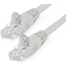 StarTech.com 3m(10ft) CAT6 Ethernet Cable, LSZH (Low Smoke Zero Halogen) 10 GbE Snagless 100W PoE UTP RJ45 Gray Network Patch Cord, ETL