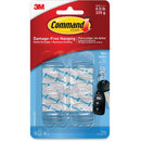 Command™ Mini Clear Hooks with Clear Strips