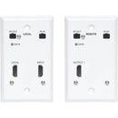 Tripp Lite HDMI Over Cat6 Extender Kit Wallplate Transmitter Receiver 4K