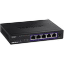TRENDnet 5-Port Unmanaged 2.5G Switch, 5 x 2.5GBASE-T Ports, 25Gbps Switching Capacity, Backwards Compatible with 10-100-1000Mbps Devices, Fanless, Wall Mountable, Black, TEG-S350