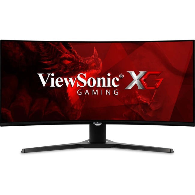 Viewsonic VX3418-2KPC 34" WQHD Curved Screen LED Gaming LCD Monitor - 21:9