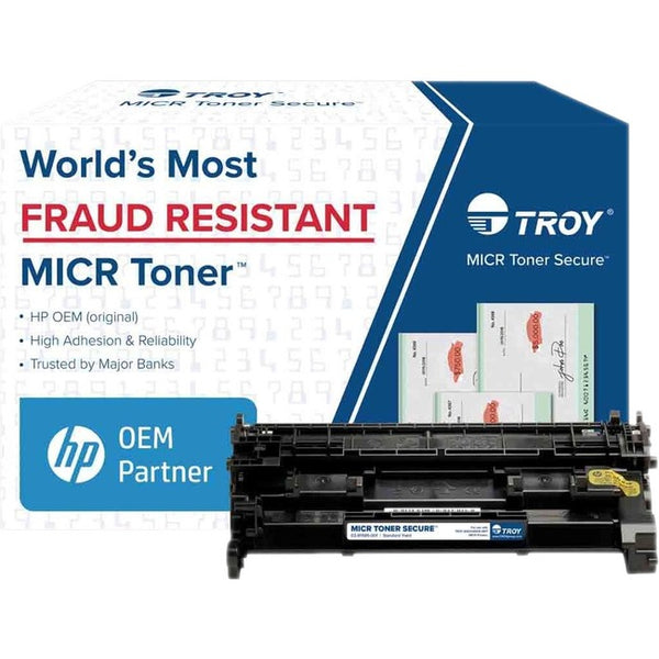 Troy Toner Secure Original MICR Toner Cartridge - Alternative for Troy, HP - Black