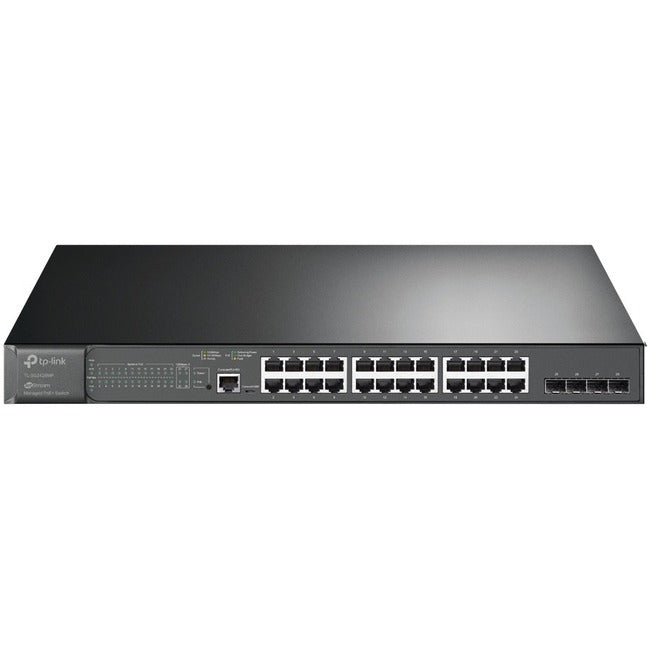 TP-Link JetStream 28-Port Gigabit L2 Managed Switch with 24-Port PoE+