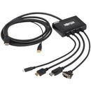 Tripp Lite Presentation Adapter 4-Port 4K60Hz HDMI DP USB C & VGA to HDMI