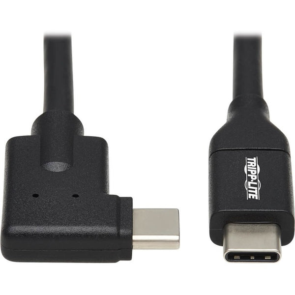 Tripp Lite USB C Cable USB 3.2 Gen 1 60W PD Charging Right-Angle M-M 1M