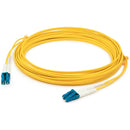 AddOn 2m LC (Male) to LC (Male) Yellow OM4 Duplex Plenum-Rated Fiber Patch Cable
