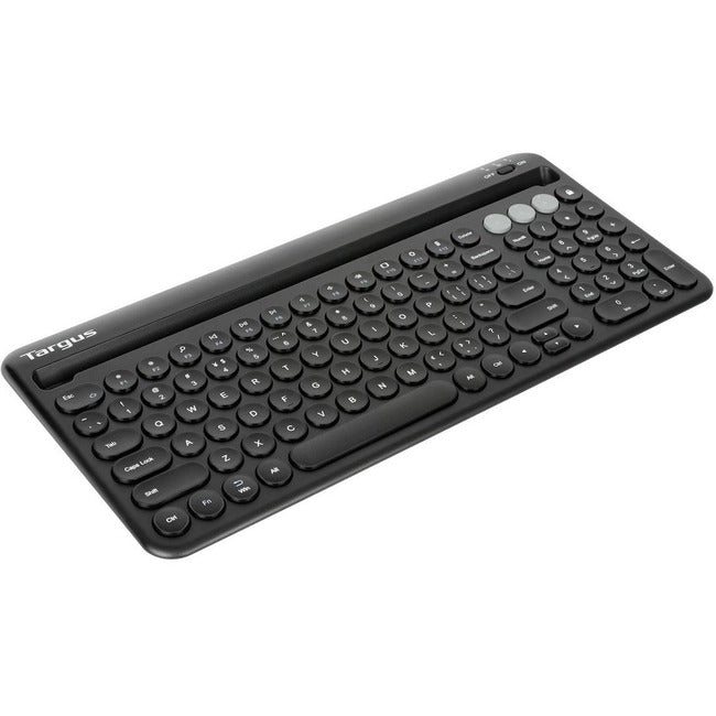 Targus Multi-Device Bluetooth Antimicrobial Keyboard With Tablet-Phone Cradle