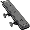 Tripp Lite Safe-IT TLP608DMUAM 6-Outlet Surge Suppressor-Protector
