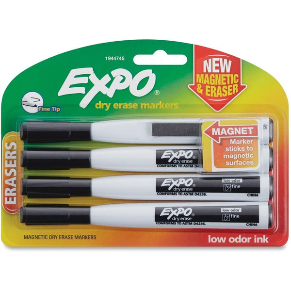 Expo Eraser Cap Fine Magnetic Dry Erase Markers
