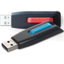 Verbatim 64GB Store 'n' Go V3 USB 3.0 Flash Drive - 2pk - Red, Blue