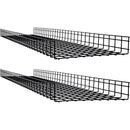 Tripp Lite Wire Mesh Cable Tray - 450 x 100 x 1500 mm (18 in. x 4 in. x 5 ft.) 2-Pack