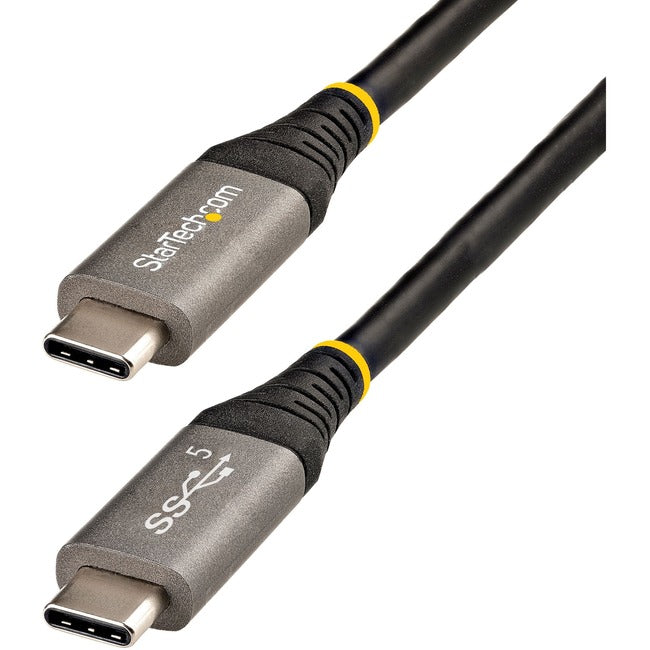 StarTech.com 6ft 2m USB C Cable 5Gbps, High Quality USB-C Cable, USB 3.1-3.2 Gen 1 Type-C Cable, 5A-100W PD, DP Alt Mode, USB C Cord