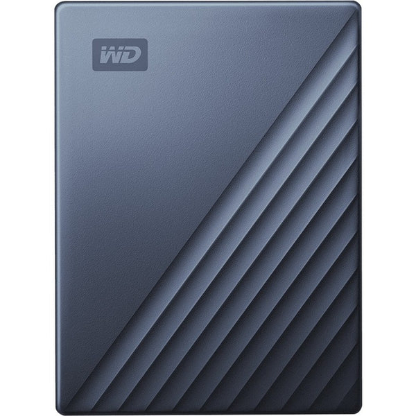 WD My Passport Ultra WDBFTM0050BBL 5 TB Portable Hard Drive - External - Blue