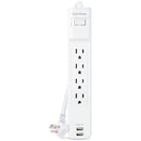 CyberPower Home Office P406U 4-Outlet Surge Suppressor-Protector