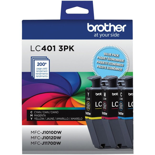 Brother LC4013PKS Original Ink Cartridge - CMY