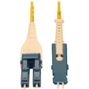 Tripp Lite Fiber Optic Cable 40-100-400G Singlemode 9-125 OS2 Fiber Cable, Yellow, 2 m (6.6 ft.)