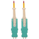 Tripp Lite Fiber Optic Cable 400G Multimode 50-125 OM4 Fiber Cable, Magenta, 3 m (9.8 ft.)