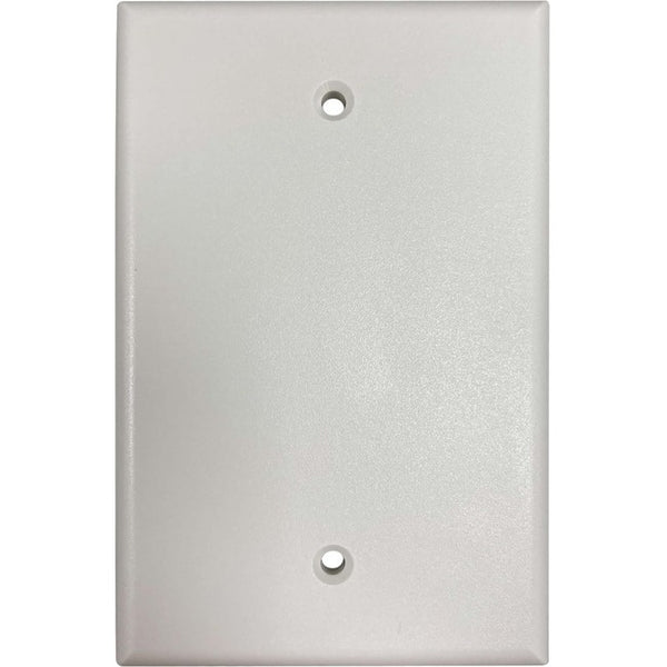 Tripp Lite Safe-IT Blank Wall Plate, Antibacterial, Ivory Matte, TAA