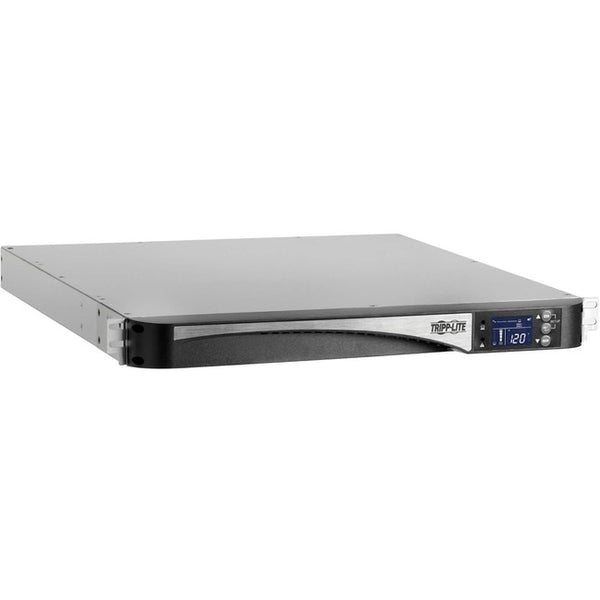 Tripp Lite 700VA 420W 120V Line-Interactive UPS - 4 NEMA 5-15R Outlets, Network Card Option, USB, DB9, 1U Rack-Tower