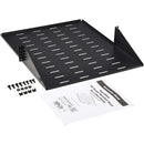 Tripp Lite SmartRack Center-Mounted Steel Rack Shelf - 2U, Vented, 21.5 in. Deep, Holds up to 100 lb. (45 kg)