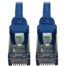 Tripp Lite Cat6a 10G Snagless Shielded Slim STP Ethernet Cable (RJ45 M/M), PoE, Blue, 15 ft. (4.6 m)