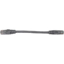 Tripp Lite Cat6a 10G Snagless Molded UTP Ethernet Cable (RJ45 M/M), PoE, Gray, 6 in. (15 cm)