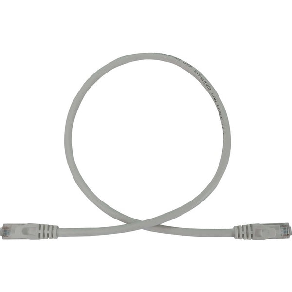 Tripp Lite Cat6a 10G Snagless Molded UTP Ethernet Cable (RJ45 M/M), PoE, White, 2 ft. (0.6 m)