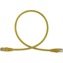 Tripp Lite Cat6a 10G Snagless Molded UTP Ethernet Cable (RJ45 M/M), PoE, Yellow, 2 ft. (0.6 m)