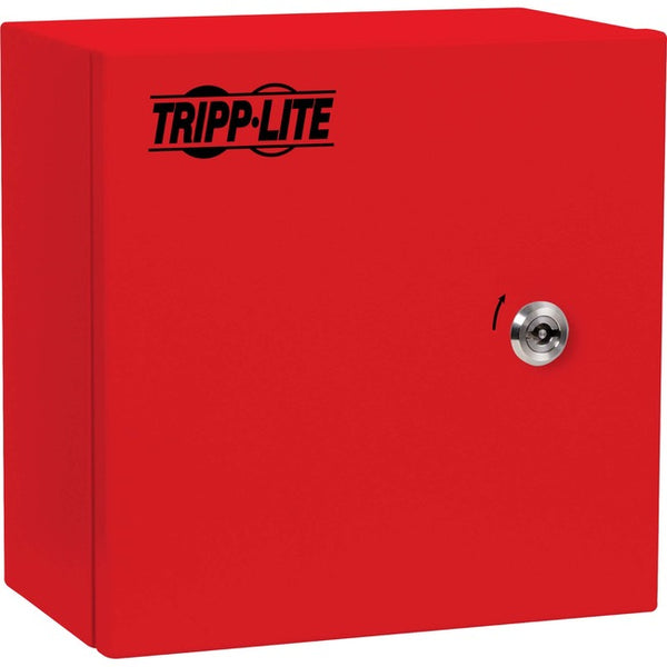Tripp Lite SmartRack Outdoor Industrial Enclosure with Lock - NEMA 4, Surface Mount, Metal Construction, 10 x 10 x 6 in., Red