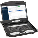 Tripp Lite 1U Rack-Mount Short-Depth HDMI KVM Console KVM Switch with 18.5 in. LCD
