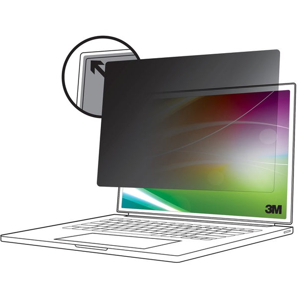 3M™ Bright Screen Privacy Filter for 14in Full Screen Laptop, 16:9, BP140W9E
