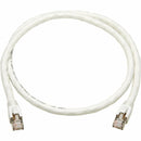 Tripp Lite Cat8 40G Snagless SSTP Ethernet Cable (RJ45 M/M), PoE, White, 2 ft. (0.6 m)