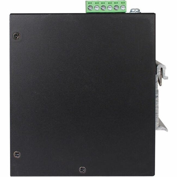 Tripp Lite 8-Port Unmanaged Industrial Ethernet Switch - 10/100 Mbps, Ruggedized, -40° to 75°C, EIP QoS, DIN Mount