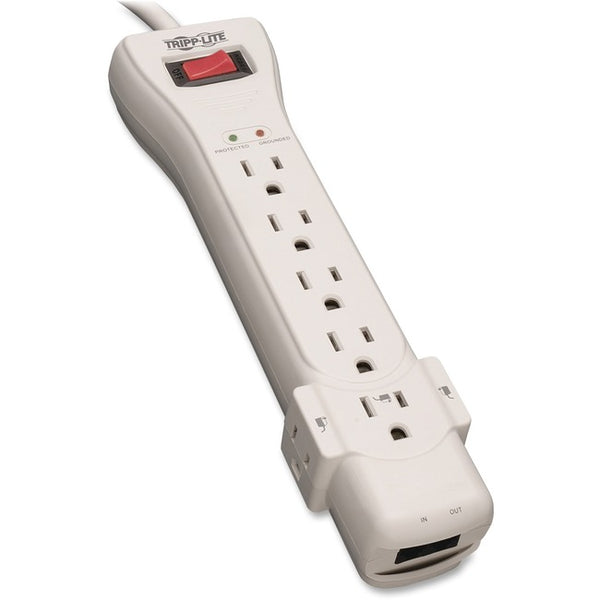 Tripp Lite Surge Protector Power Strip 120V 7 Outlet RJ11 7' Cord 2520 Joules - American Tech Depot