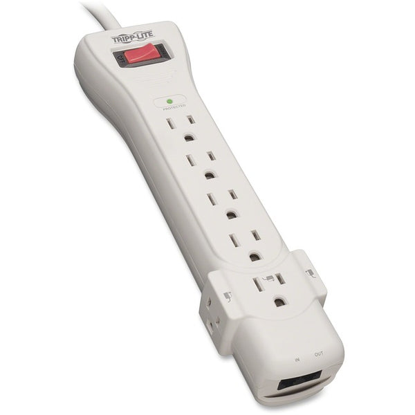 Tripp Lite Surge Protector Power Strip 120V 7 Outlet RJ11 6' Cord 1080 Joules - American Tech Depot