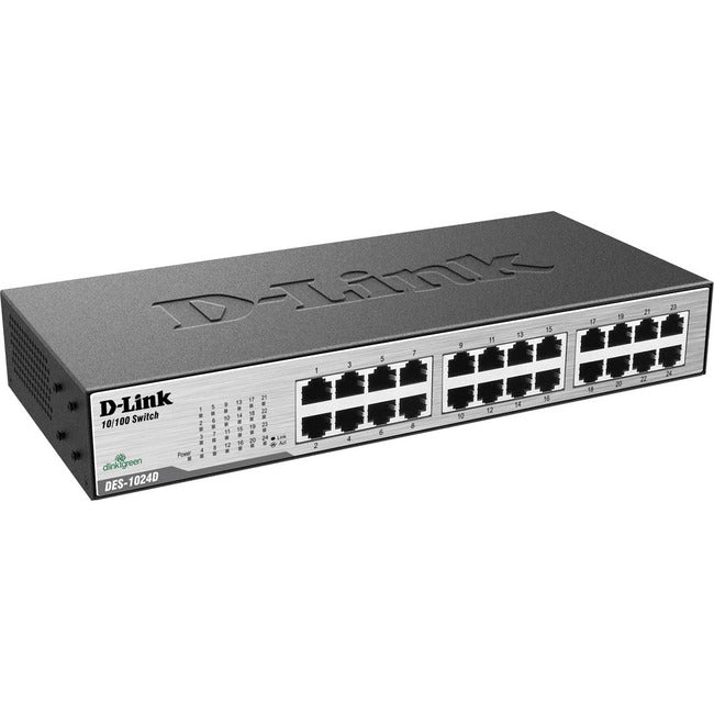 D-Link DES-1024D 24-Port 10-100 Unmanaged Metal Desktop or Rackmount Switch