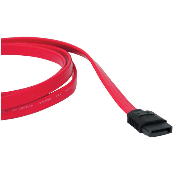 Tripp Lite 19in Serial ATA SATA Latching Signal Cable 7Pin - 7Pin M-M - American Tech Depot