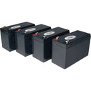 Tripp Lite UPS Replacement Battery Cartridge Kit for select UPS Brands with (4) 12V Batteries - American Tech Depot