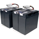 Tripp Lite UPS Replacement Battery Cartridge Kit for select APC UPS Systems 2 sets of 2 - American Tech Depot
